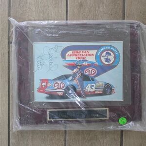 Richard Petty 1992 Fan Appreciation Tour Plaque Signed